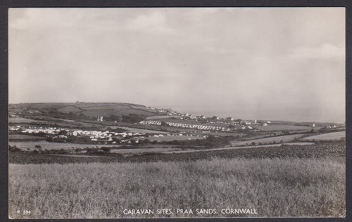 Vintage rppc postcard caravan - vintage,
