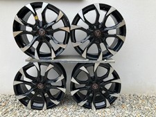 THREE Wolfrace 18" Gloss Black Alloy Wheels – 5×120 PCD, 8.0J, 5 stud