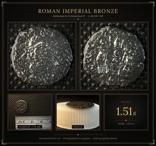 Constantius roman bronze - constantius,