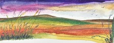 Original watercolour Landscape
