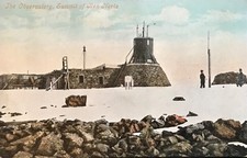Ben Nevis Observatory from the Summit in Snow