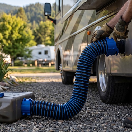 3ft sewer hose blue color - hose,