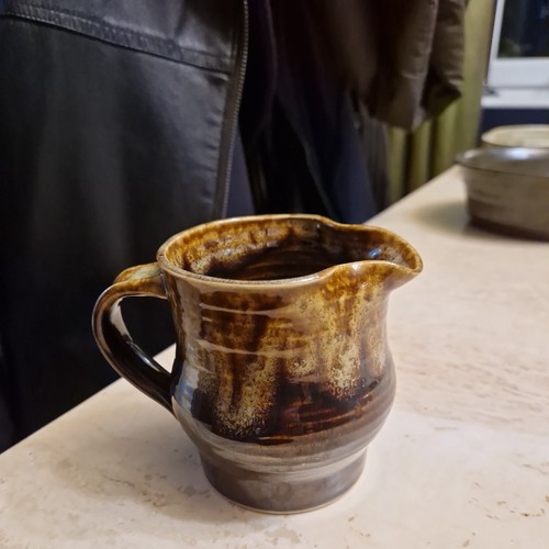 Vintage studio pottery jug - vintage,