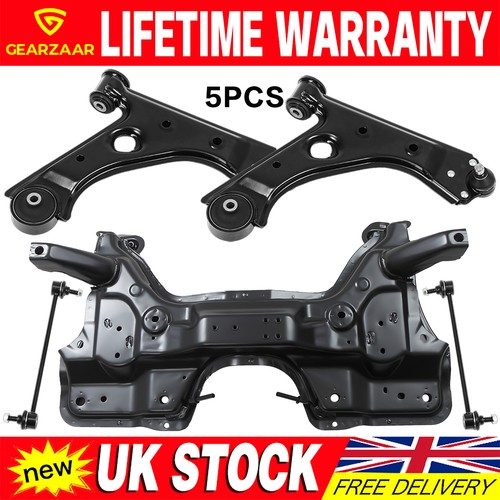 5pcs front subframe axle - front,