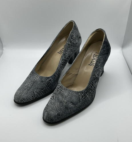 Lotus women blue suede y2k - blue,
