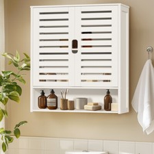 Bathroom Wall Cabinet Adjustable Shelves Medicine Cabinets for Laundry Kitchen