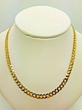 9ct yellow solid gold curb - yellow,