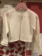 babble Boom girls cardigan, size 12/ 18 months , white 