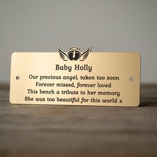 Engraved Baby / Child Memorial
