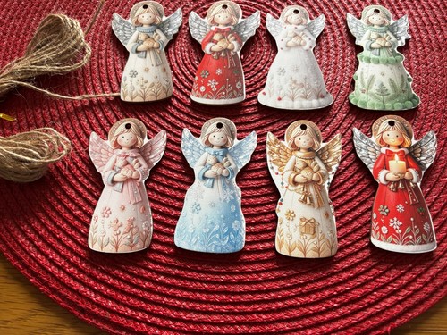 Wooden christmas pendant - 8,