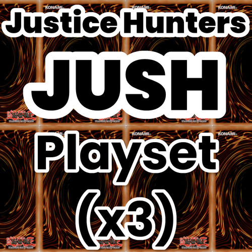 Justice hunters playsets - justice, x3