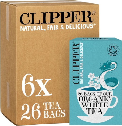 Clipper organic white tea bags - organic,