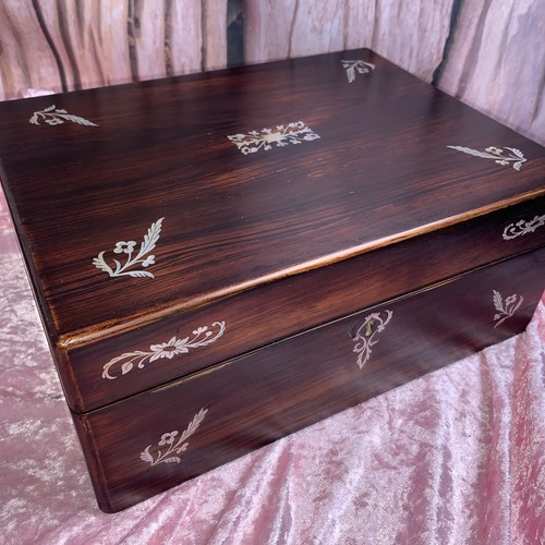 Antique rosewood box - antique,
