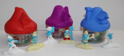 Mcdonalds smurfs lost - mcdonalds, village