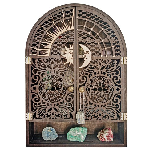 Sun wall hardwood crystal - &,