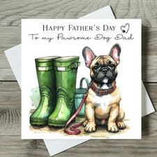 French bulldog father - bulldog, day