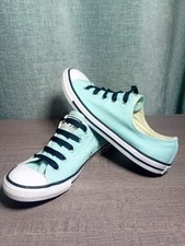 Converse All Star Baby Blue Black Laced Women's Sneaker