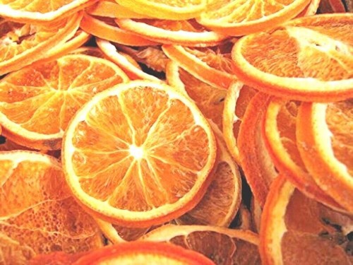 Orange slices dried fruit - slices,