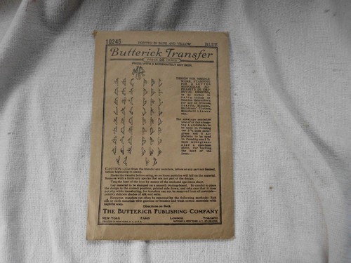 Antique 1910s butterick - antique,