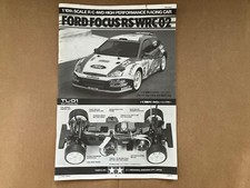 Tamiya Vintage Ford Focus RS WRC 02 #58592 1/10th scale build manual