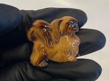 Brown Pekingese ceramic
