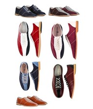 MADCAP ENGLAND BOWLING SHOES RETRO MOD 50s 60s 90s NORTHERN SOUL LEATHER SUEDE 