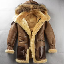 Classic bomber real fur