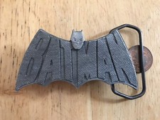 Bergamot Belt buckle Batman Buckle G-84  Made in USA 1976 Size~75x40mm