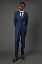 Burton Navy Suit Trousers Mens