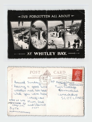 Postcard whitley bay - -,