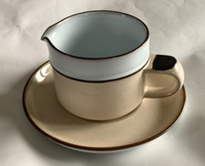 Denby Madrigal Gravy Sauce Boat & Stand Excellent Condition Vintage Used