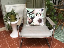 Two Rare Habitat Insect/Beetle Cushions In Excellent Condition .