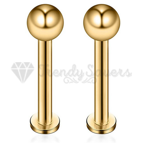 5mm stainless steel gold - 2-5mm,