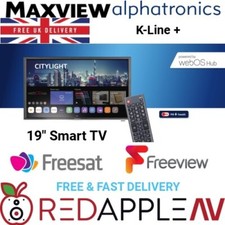 Maxview Alphatronics 19" 12 / 24V Freeview/Freesat Smart 720P HD TV K-LINE+