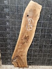 ENGLISH WALNUT SLAB LIVE EDGE KILN DRIED HARDWOOD CRAFT (619)1160x180-300 x30mm