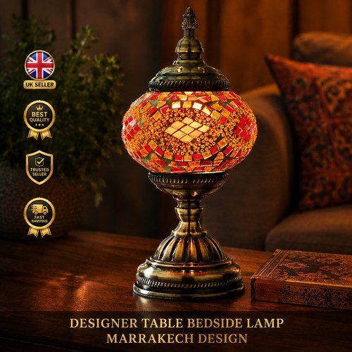 Designer table bedside lamp - table,