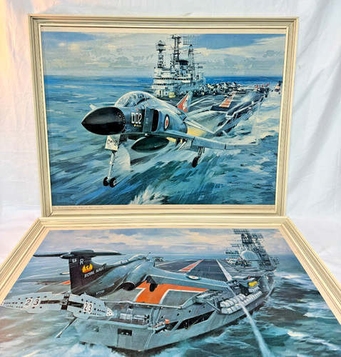 Aviation prints pair - aviation, framed