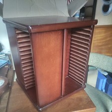 Solid Wooden Rotating CD