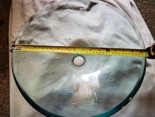 CAZANA GLASS BASIN SINK WASH BOWL BATHROOM CLOAKROOM COUNTERTOP  CLEAR 420 CM