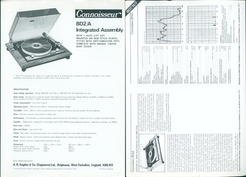 1977 connoisseur bd103 bd2a - bd103,