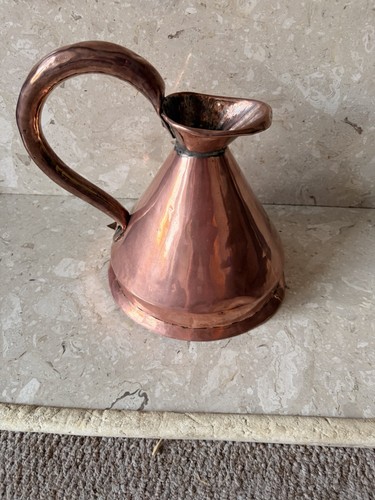 Vintage copper ewer - vintage,