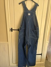 Unisex Vintage Denim Dungarees