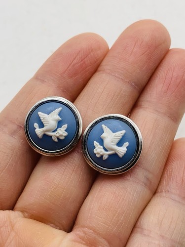 Vintage blue white - blue,