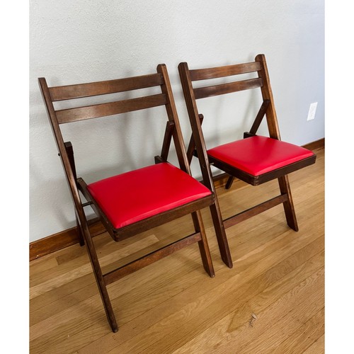 Mid century folding chairs - mid-century,