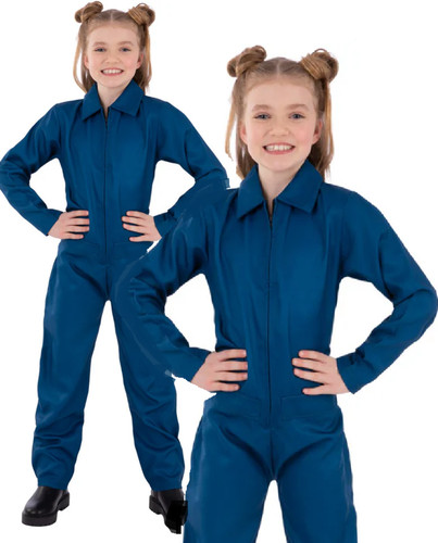 Navy boiler suit kids - suit,