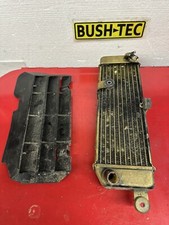Yamaha WR 200 DT200wr Left Side Radiator And Stone Guard
