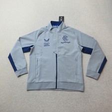 Glasgow Rangers Track Jacket Womens UK 16 Full Zip Football Castore EU 44 NWT