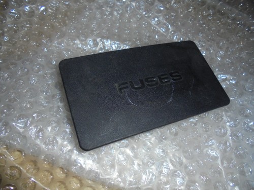 Rover sd1 fuse box cover - sd1,