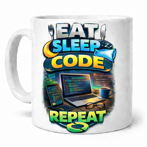 Eat sleep code repeat gift - sleep,