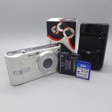 Panasonic Digital Camera Lumix DMC-FX10 6.0MP Silver Tested